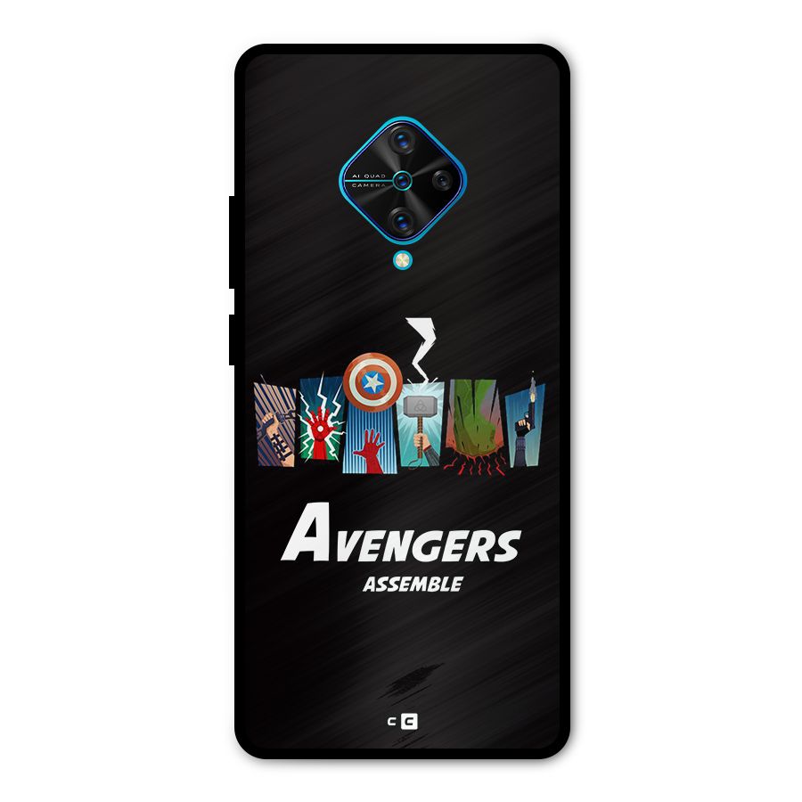 Avengers Assemble Metal Back Case for Vivo S1 Pro