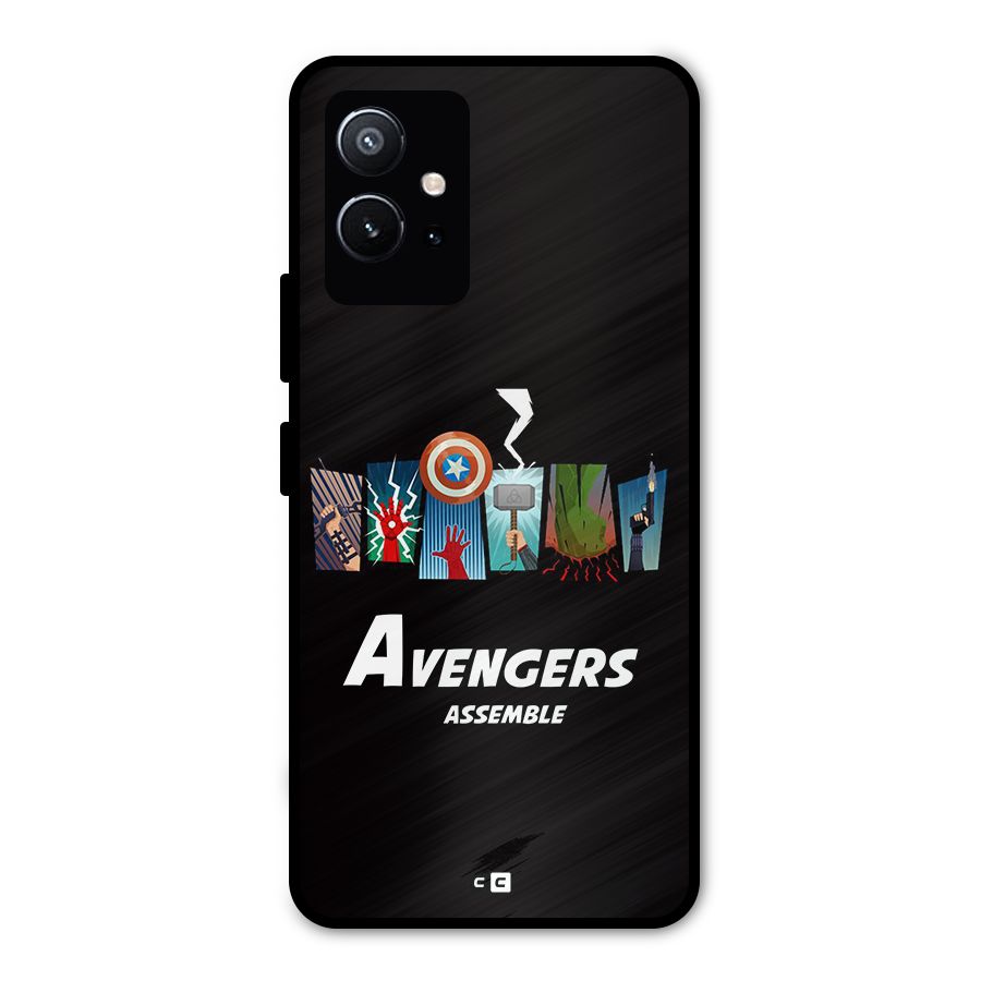 Avengers Assemble Metal Back Case for Vivo T1 5G