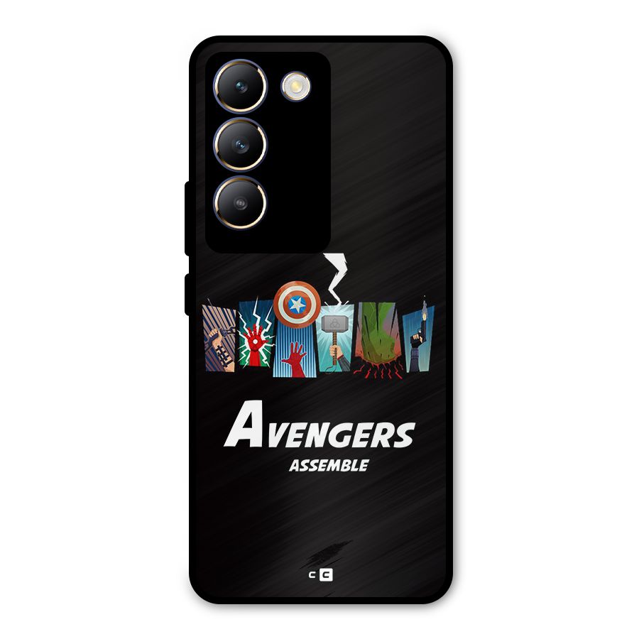 Avengers Assemble Metal Back Case for Vivo T3 5G
