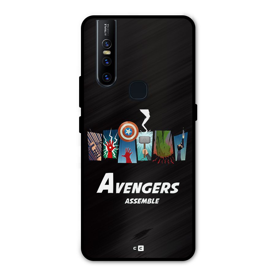 Avengers Assemble Metal Back Case for Vivo V15