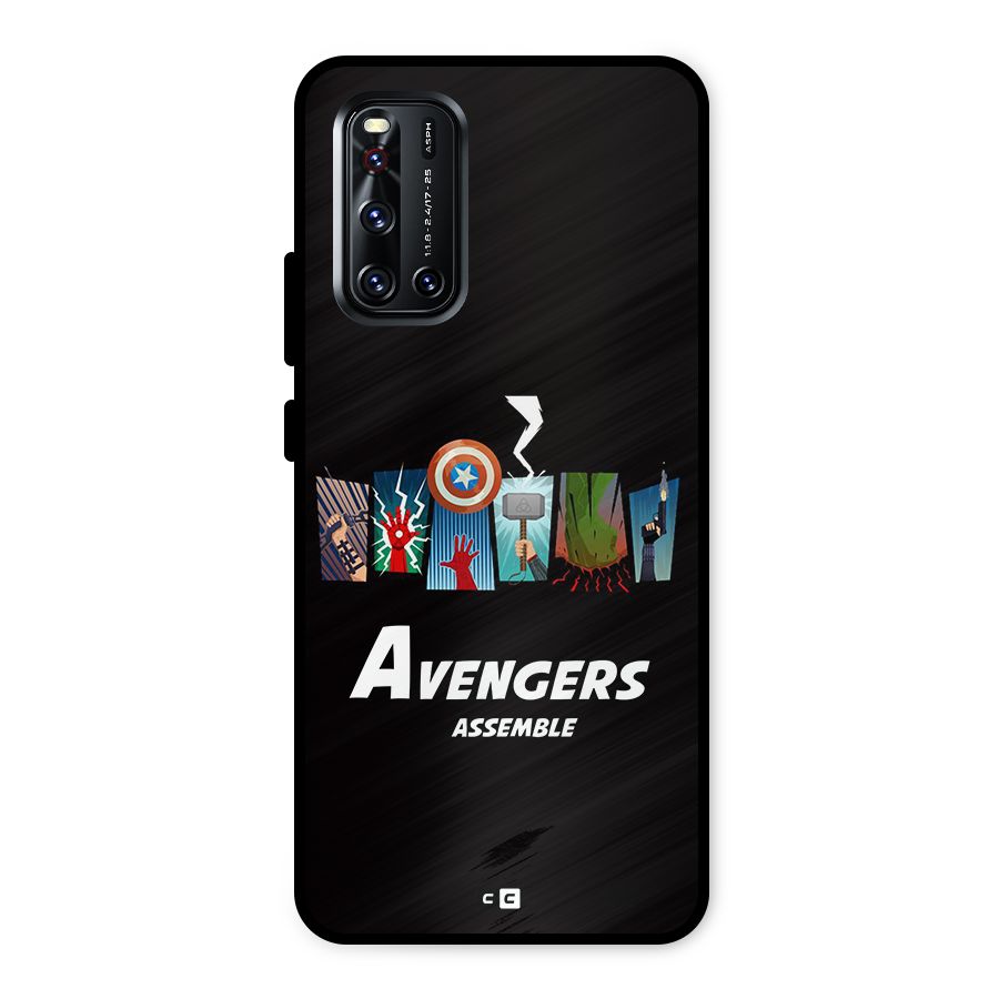 Avengers Assemble Metal Back Case for Vivo V19
