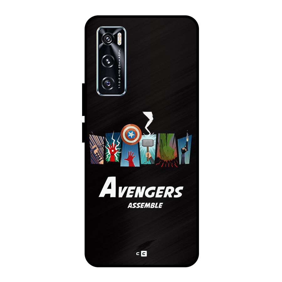 Avengers Assemble Metal Back Case for Vivo V20 SE