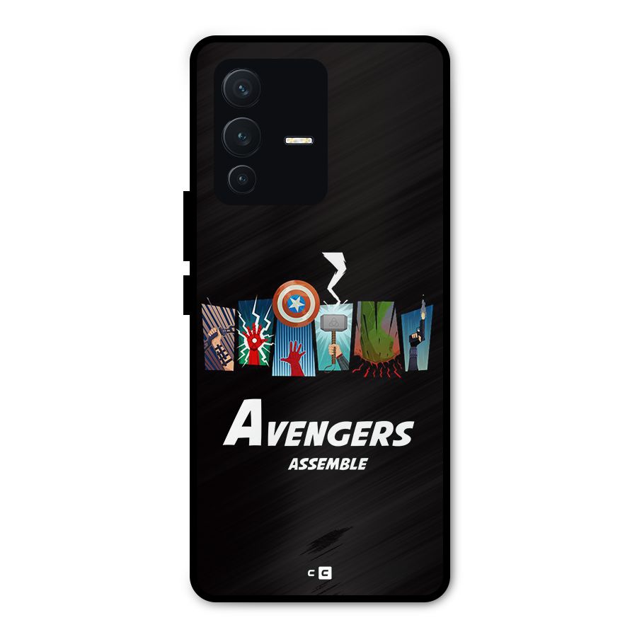 Avengers Assemble Metal Back Case for Vivo V23 Pro