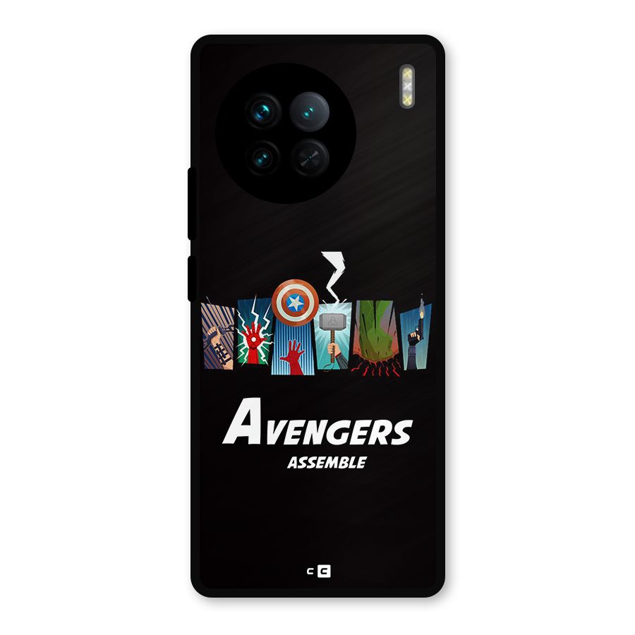 Avengers Assemble Metal Back Case for Vivo X90