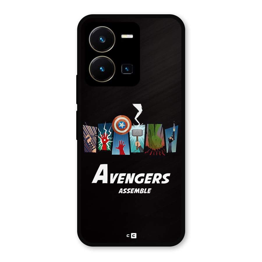 Avengers Assemble Metal Back Case for Vivo Y35