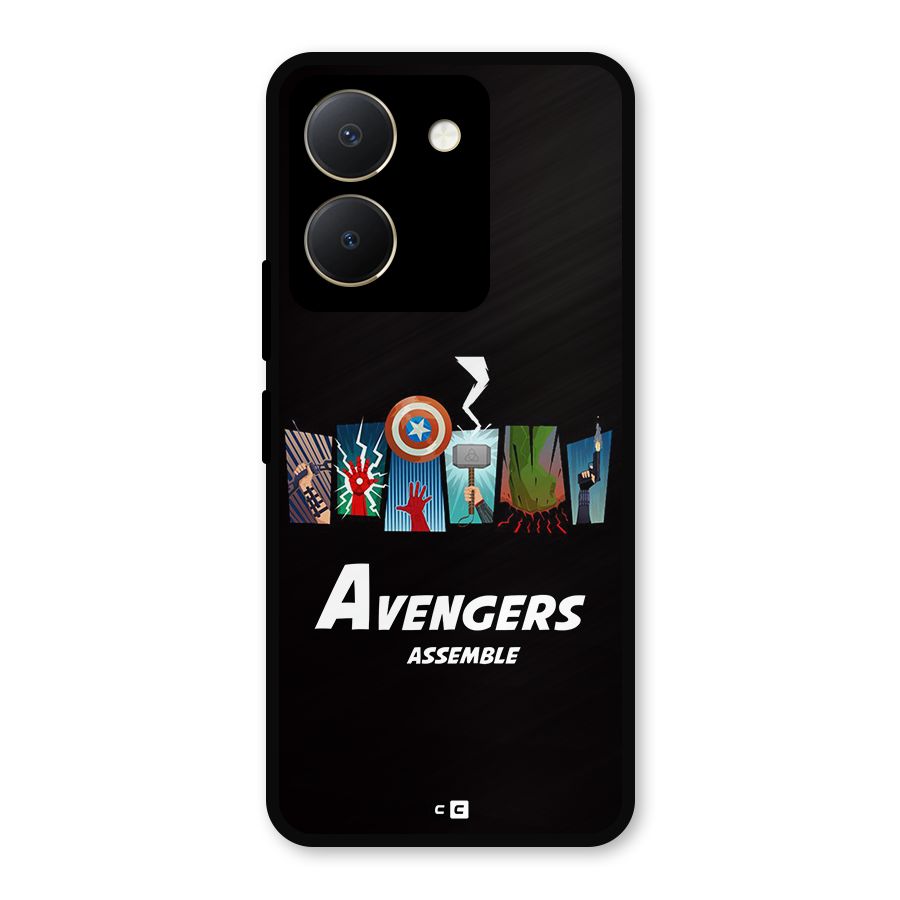 Avengers Assemble Metal Back Case for Vivo Y36