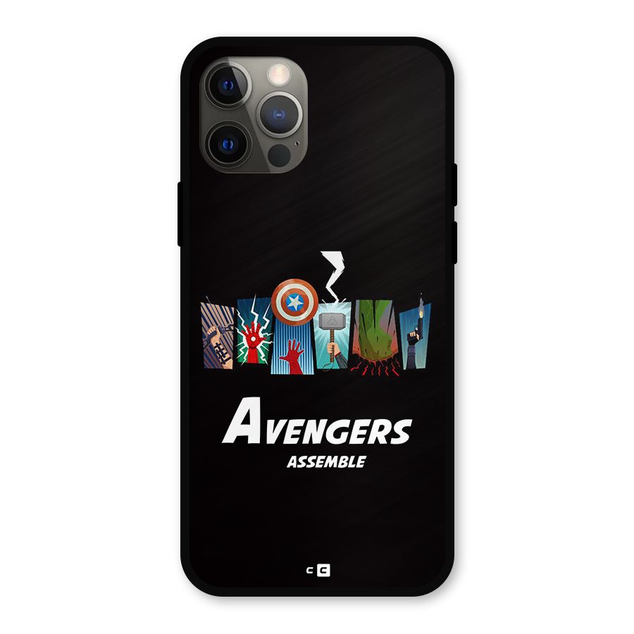 Avengers Assemble Metal Back Case for iPhone 12 Pro