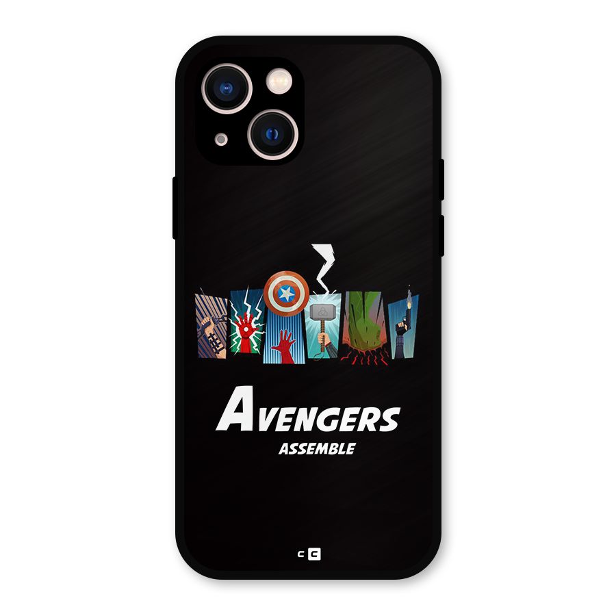 Avengers Assemble Metal Back Case for iPhone 13