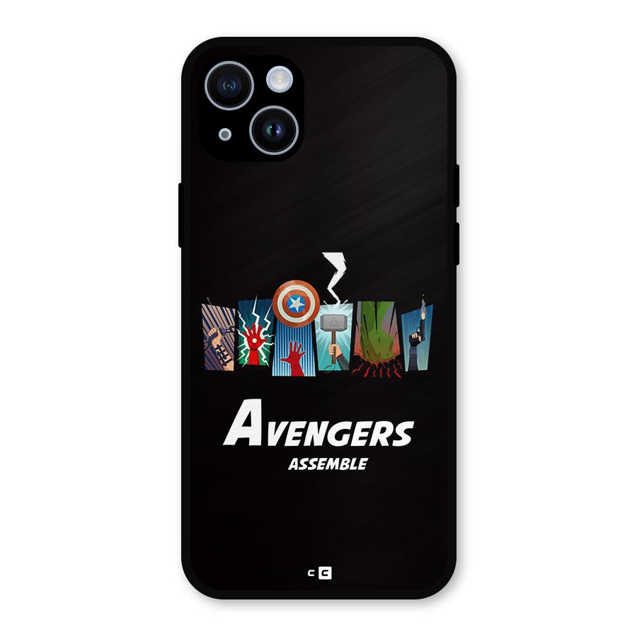 Avengers Assemble Metal Back Case for iPhone 14