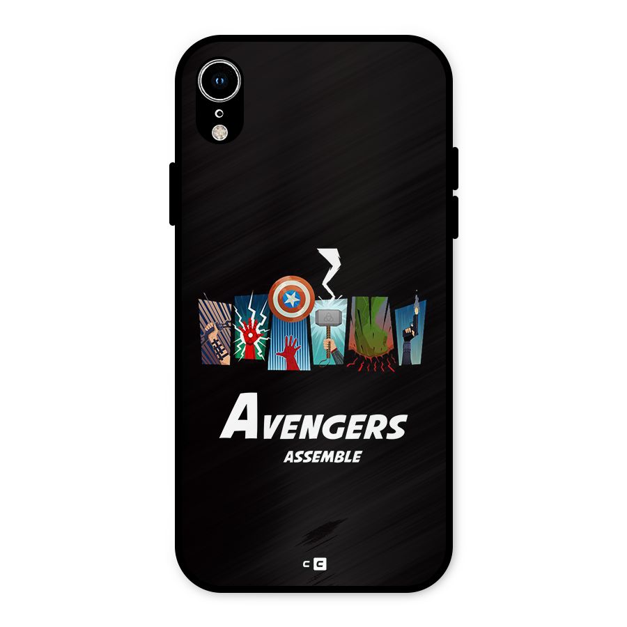 Avengers Assemble Metal Back Case for iPhone XR