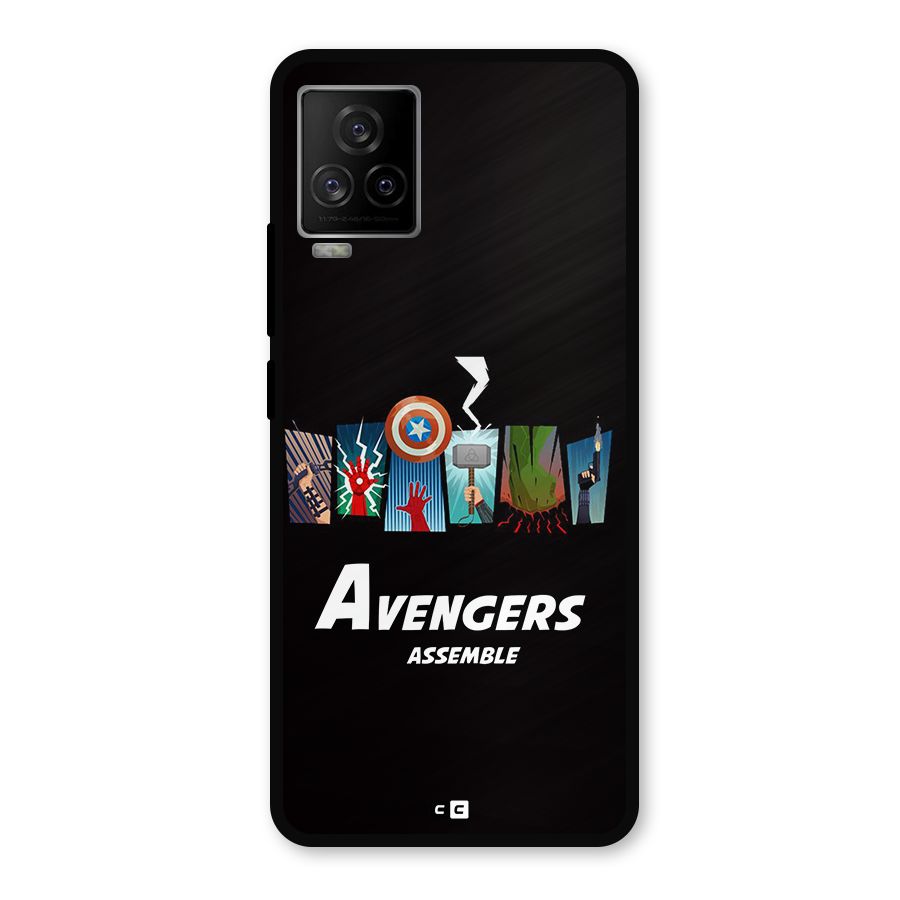 Avengers Assemble Metal Back Case for iQOO 7 Legend 5G