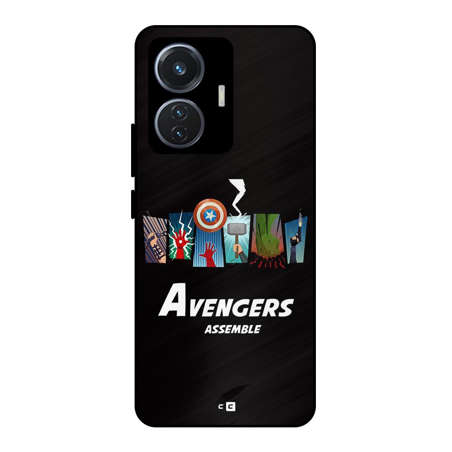 Avengers Assemble Metal Back Case for iQOO Z6 44W