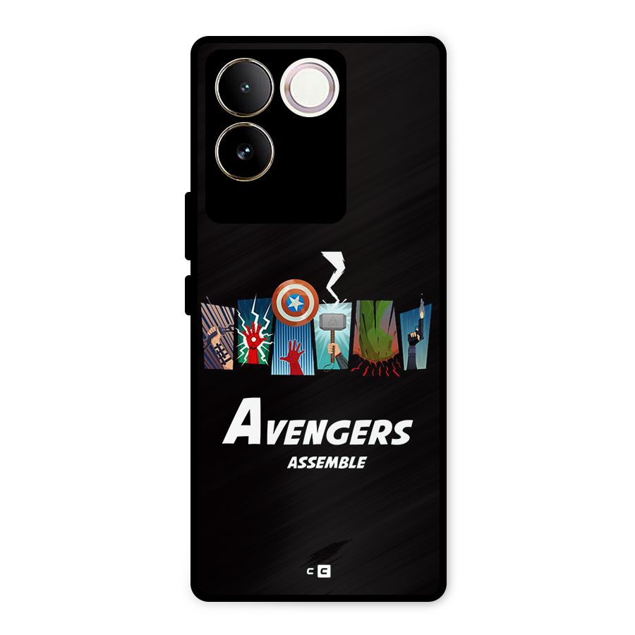 Avengers Assemble Metal Back Case for iQOO Z7 Pro