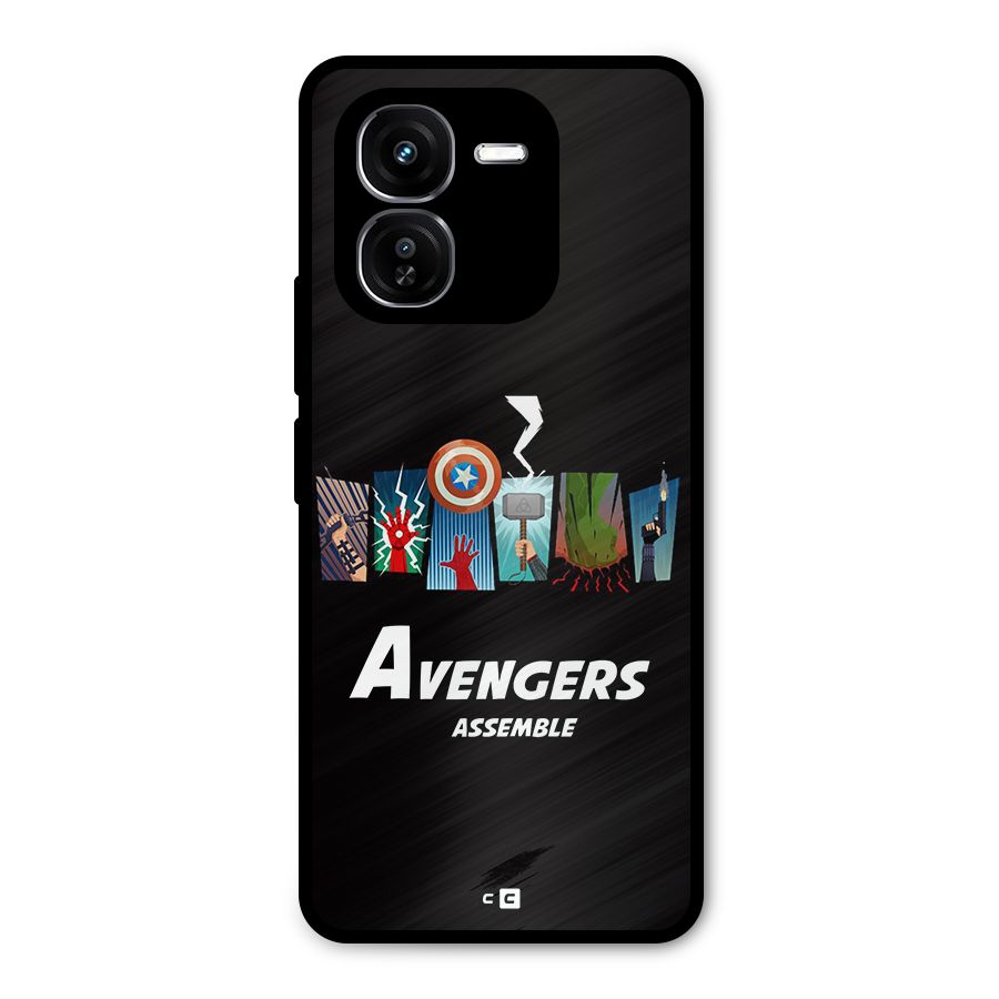 Avengers Assemble Metal Back Case for iQOO Z9x
