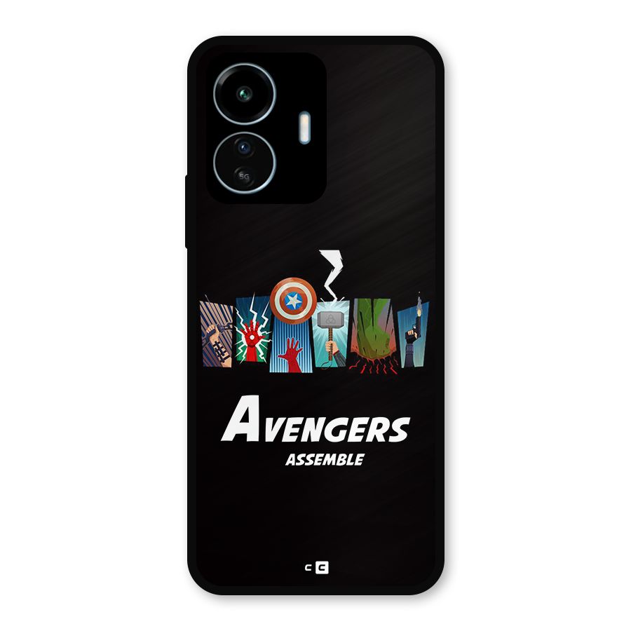Avengers Assemble Metal Back Case for vivo iQOO Z6 Lite 5G