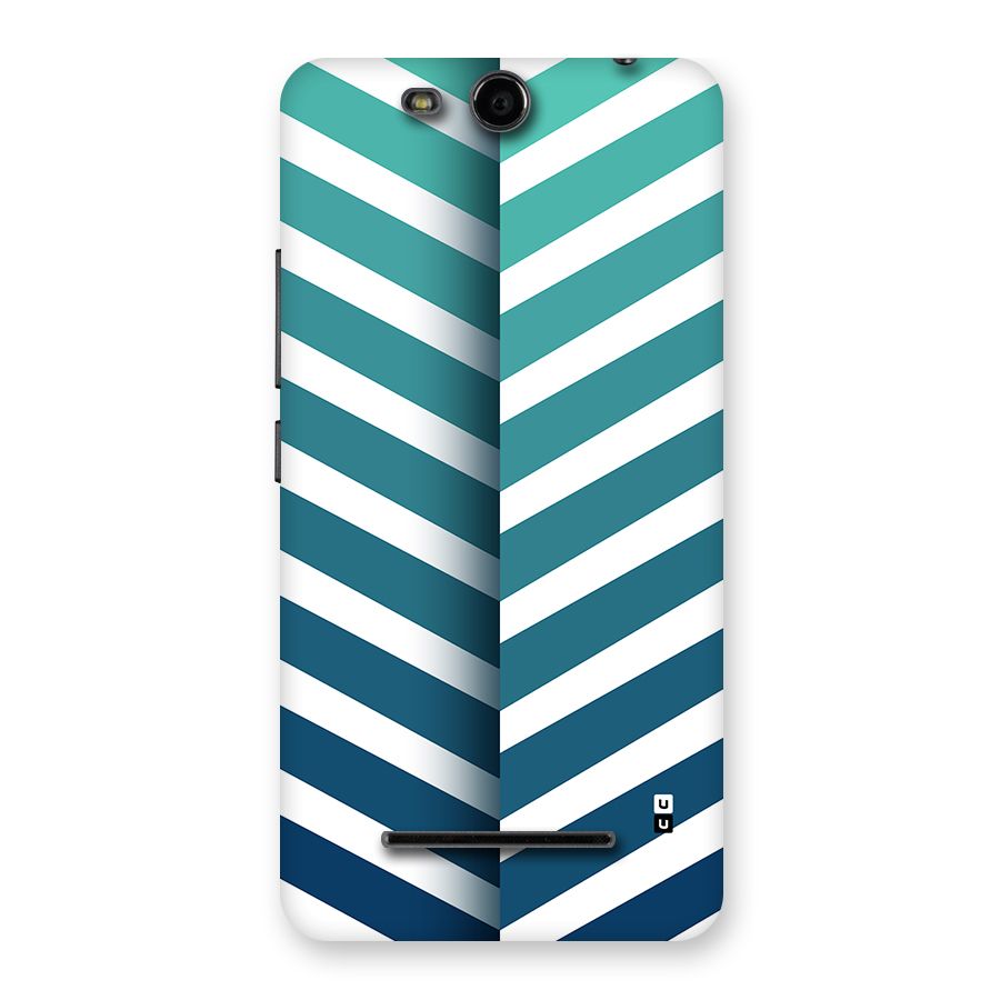 Awesome Angular Stripes Back Case for Canvas Juice 3 Q392