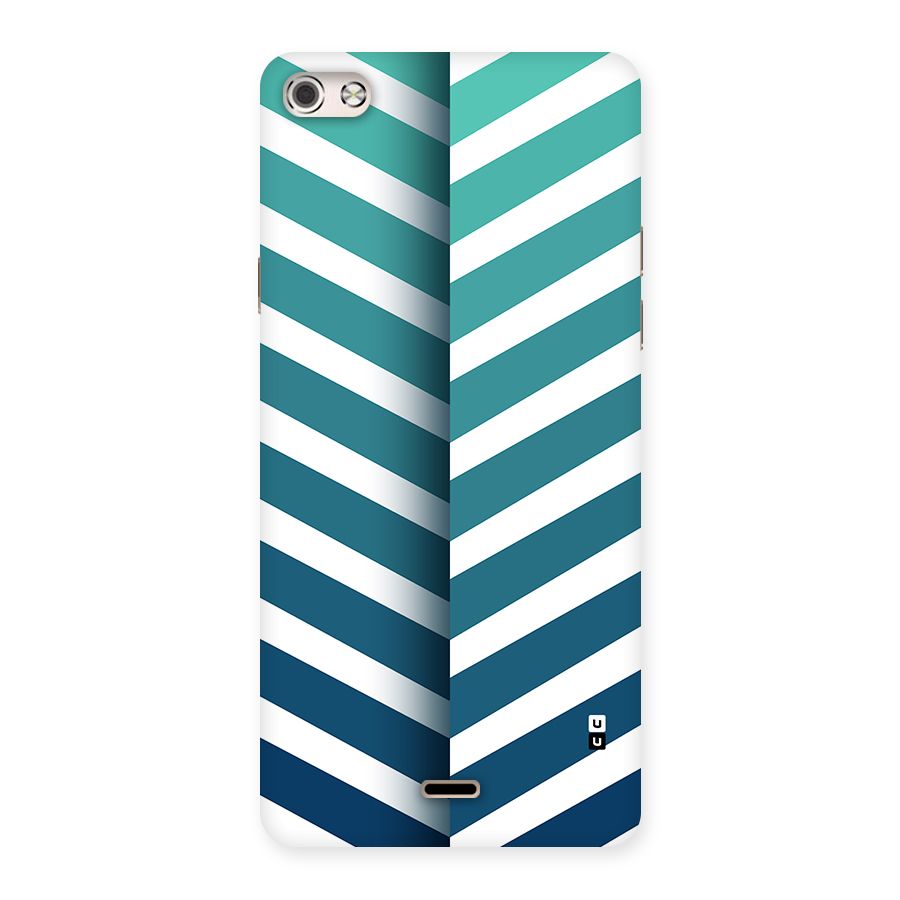 Awesome Angular Stripes Back Case for Canvas Silver 5