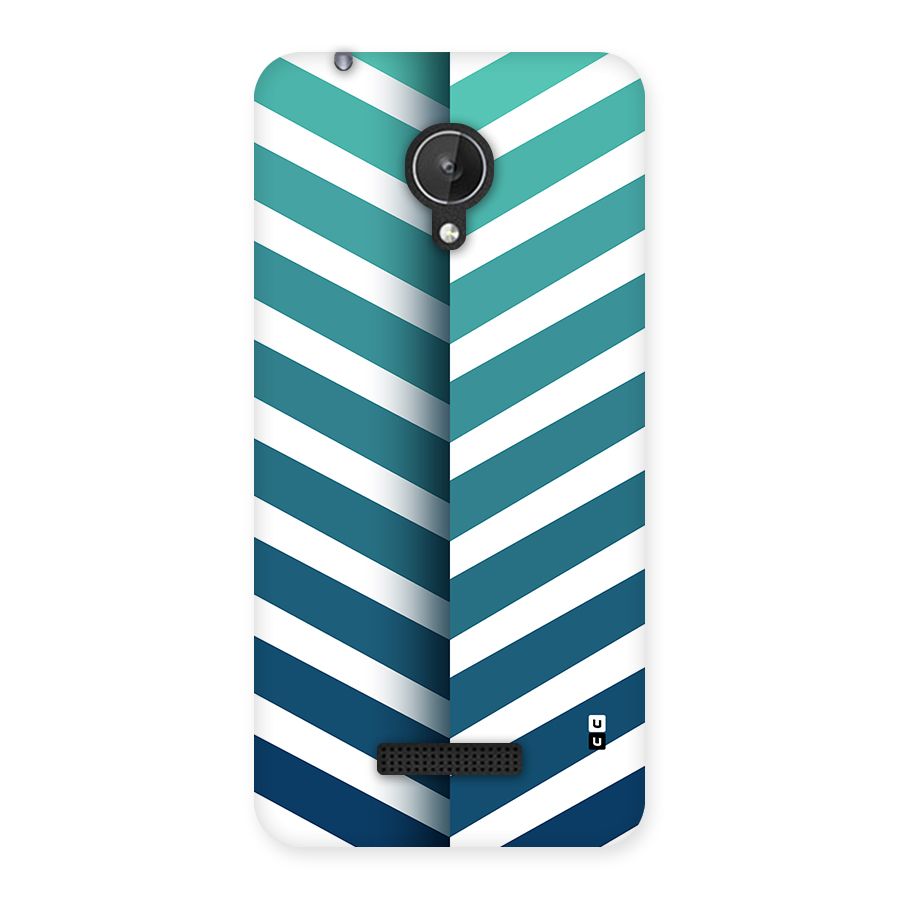 Awesome Angular Stripes Back Case for Canvas Spark Q380