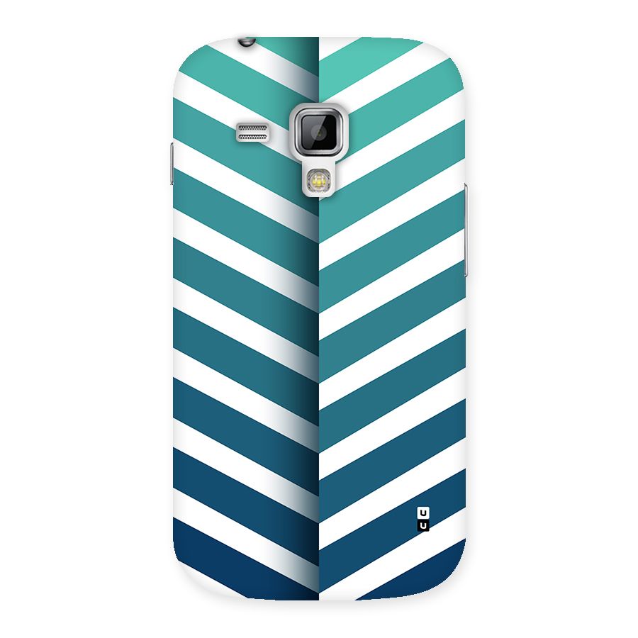 Awesome Angular Stripes Back Case for Galaxy S Duos