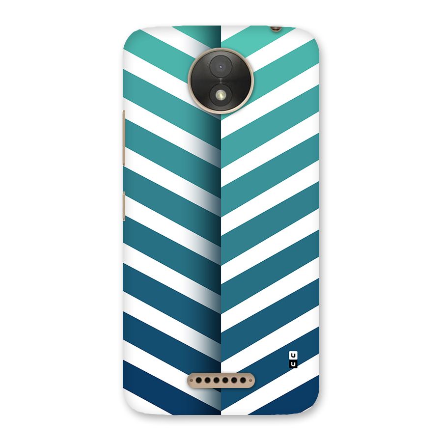 Awesome Angular Stripes Back Case for Moto C Plus