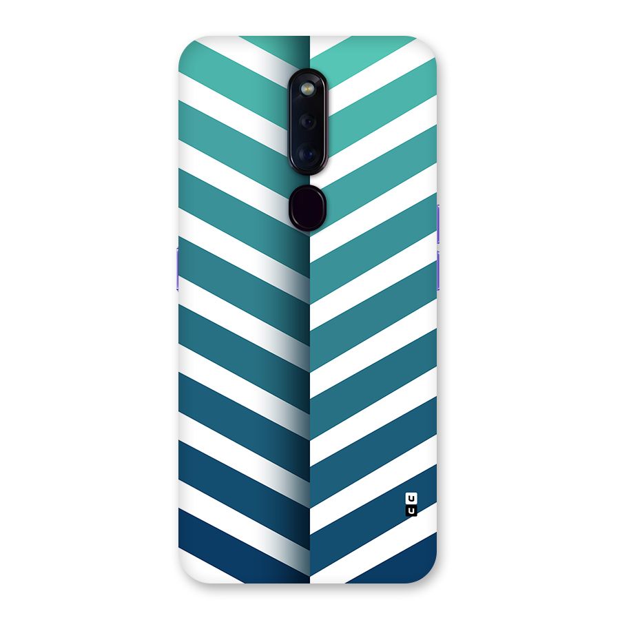 Awesome Angular Stripes Back Case for Oppo F11 Pro