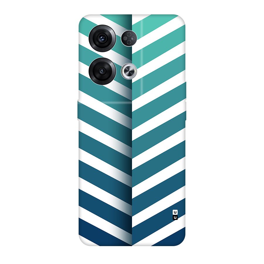 Awesome Angular Stripes Back Case for Oppo Reno8 Pro 5G