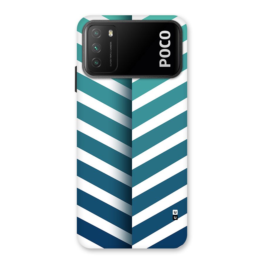 Awesome Angular Stripes Back Case for Poco M3