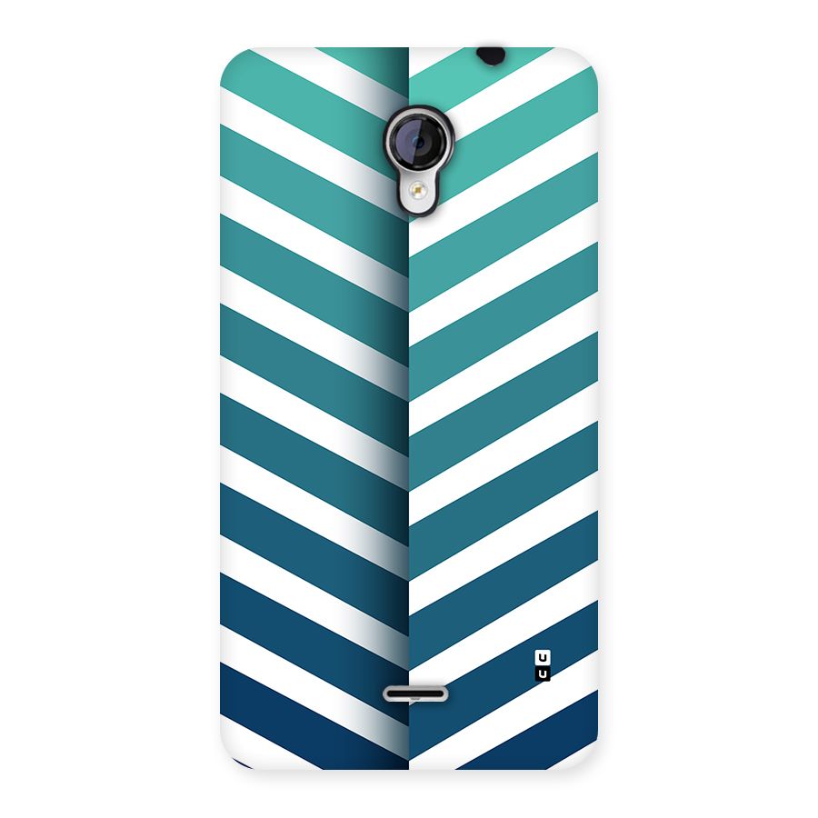 Awesome Angular Stripes Back Case for Unite 2 A106