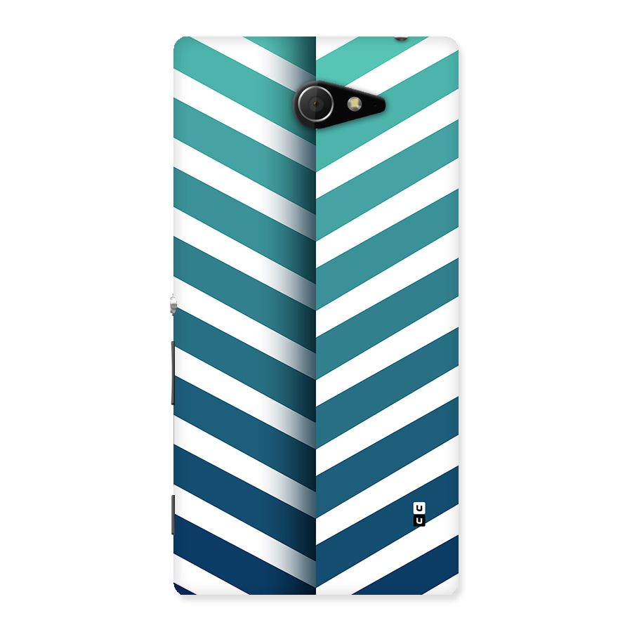 Awesome Angular Stripes Back Case for Xperia M2