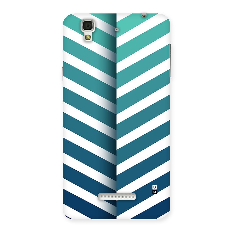 Awesome Angular Stripes Back Case for Yureka