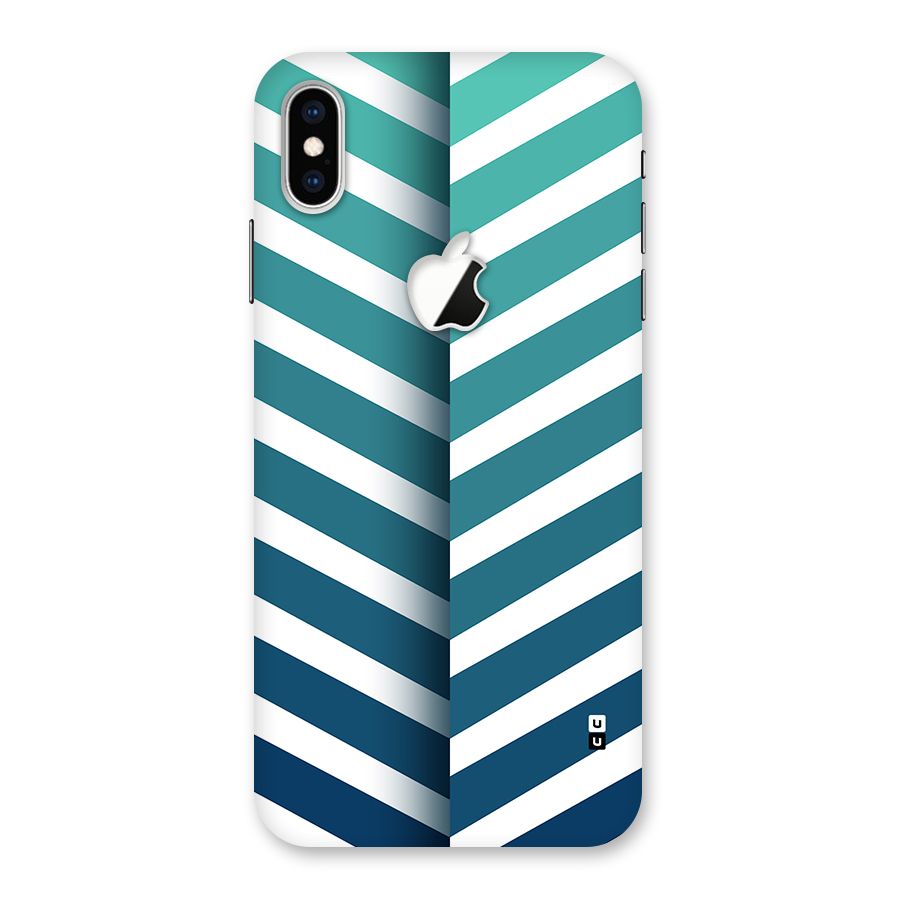 Awesome Angular Stripes Back Case for iPhone XS Max Apple Cut