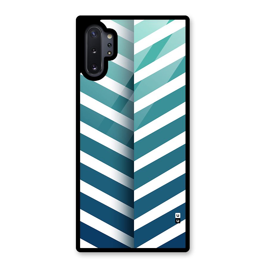 Awesome Angular Stripes Glass Back Case for Galaxy Note 10 Plus