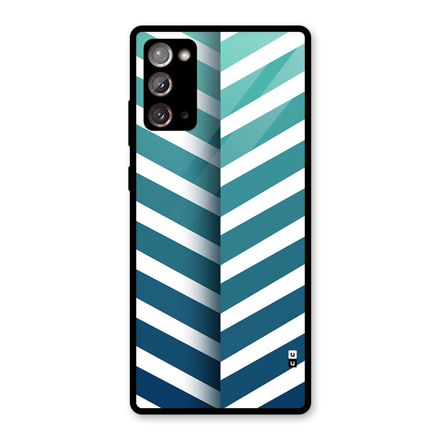 Awesome Angular Stripes Glass Back Case for Galaxy Note 20
