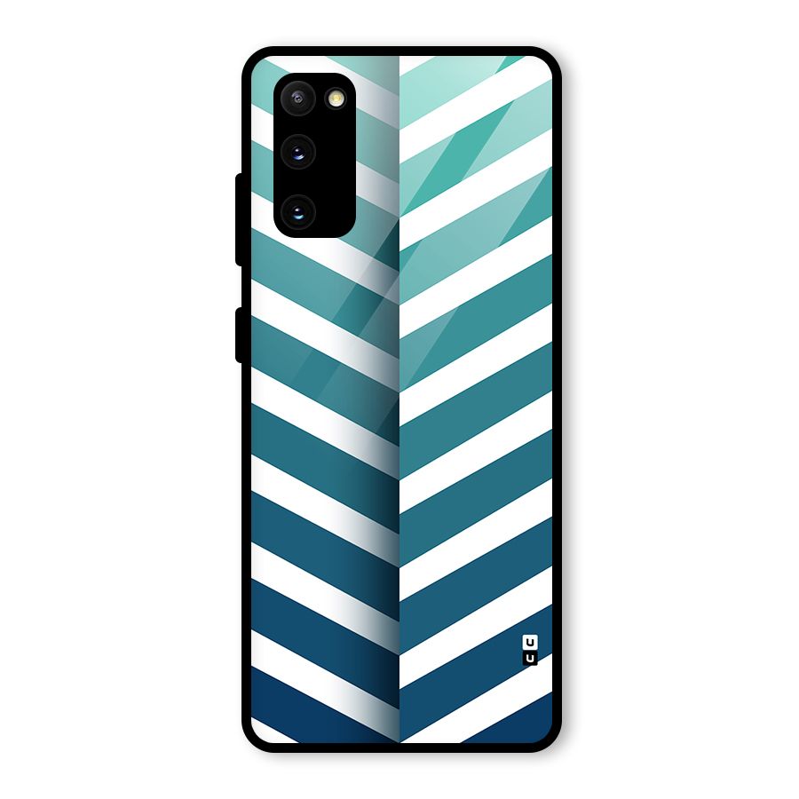 Awesome Angular Stripes Glass Back Case for Galaxy S20 FE 5G