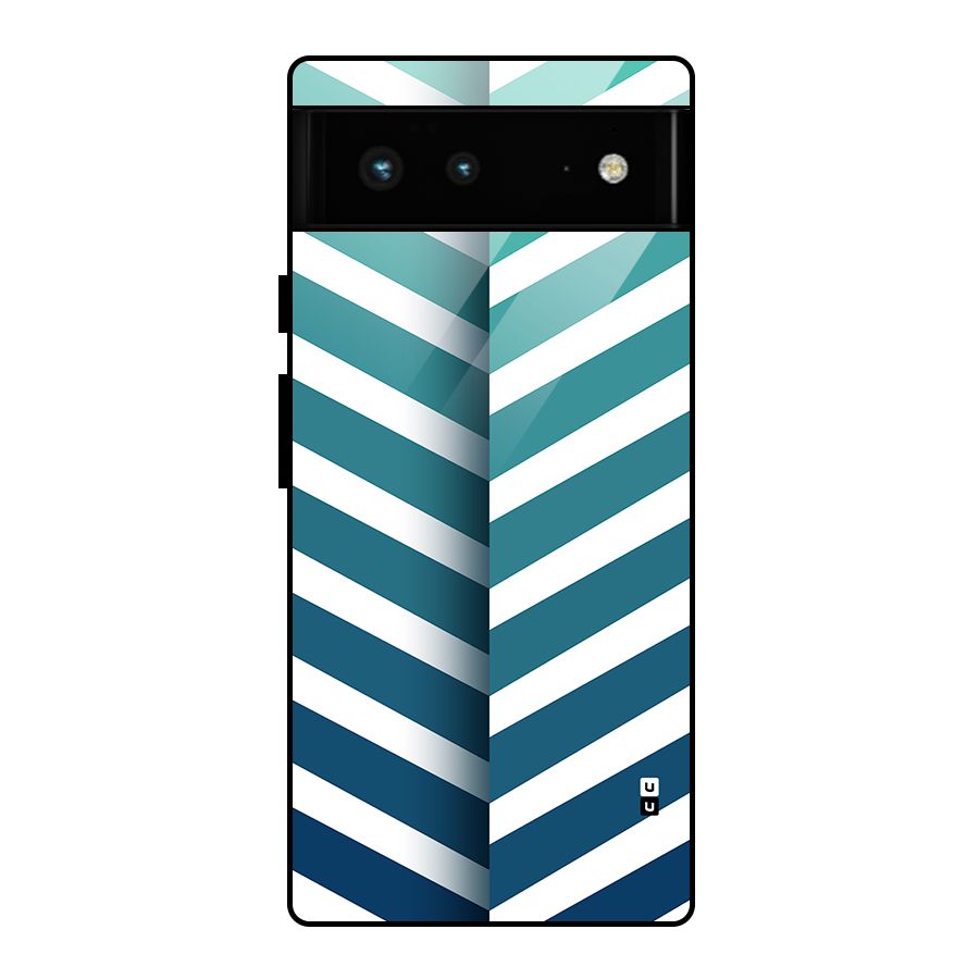 Awesome Angular Stripes Glass Back Case for Google Pixel 6