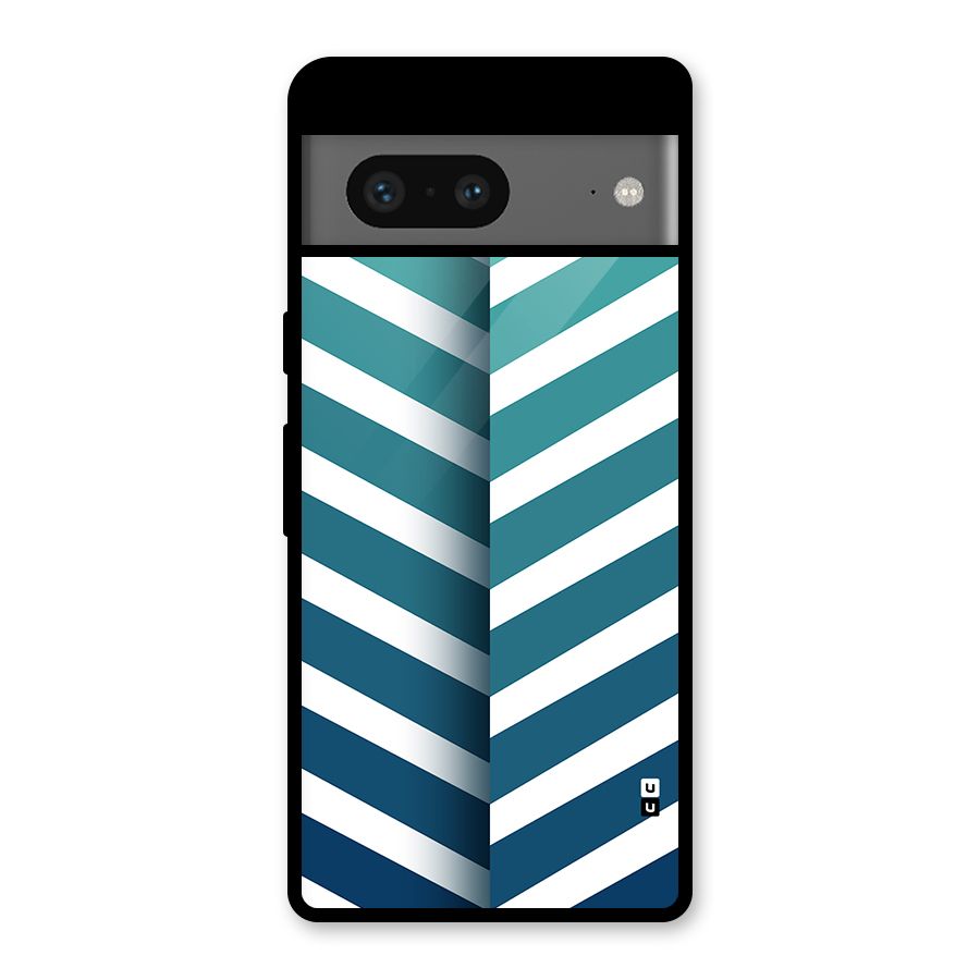 Awesome Angular Stripes Glass Back Case for Google Pixel 7