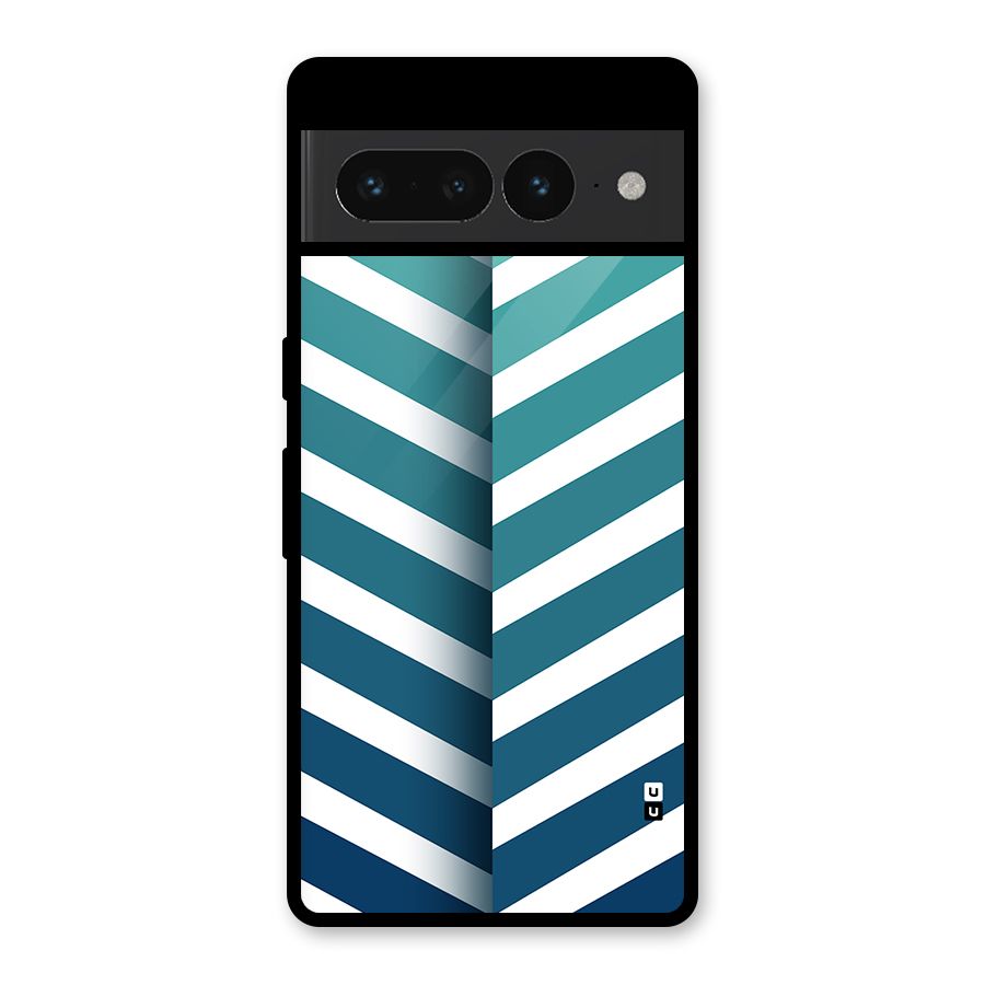 Awesome Angular Stripes Glass Back Case for Google Pixel 7 Pro