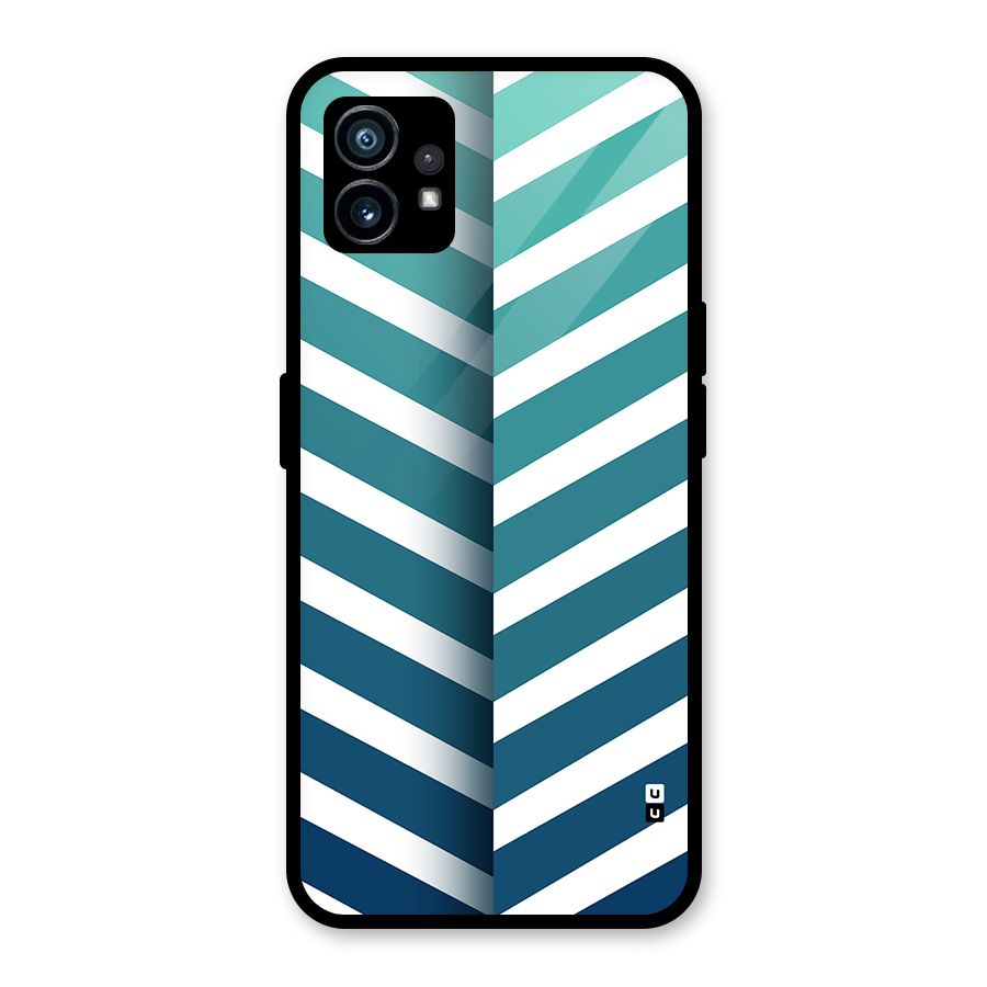 Awesome Angular Stripes Glass Back Case for Nothing Phone 1