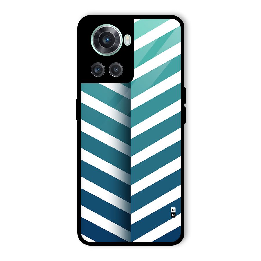 Awesome Angular Stripes Glass Back Case for OnePlus 10R