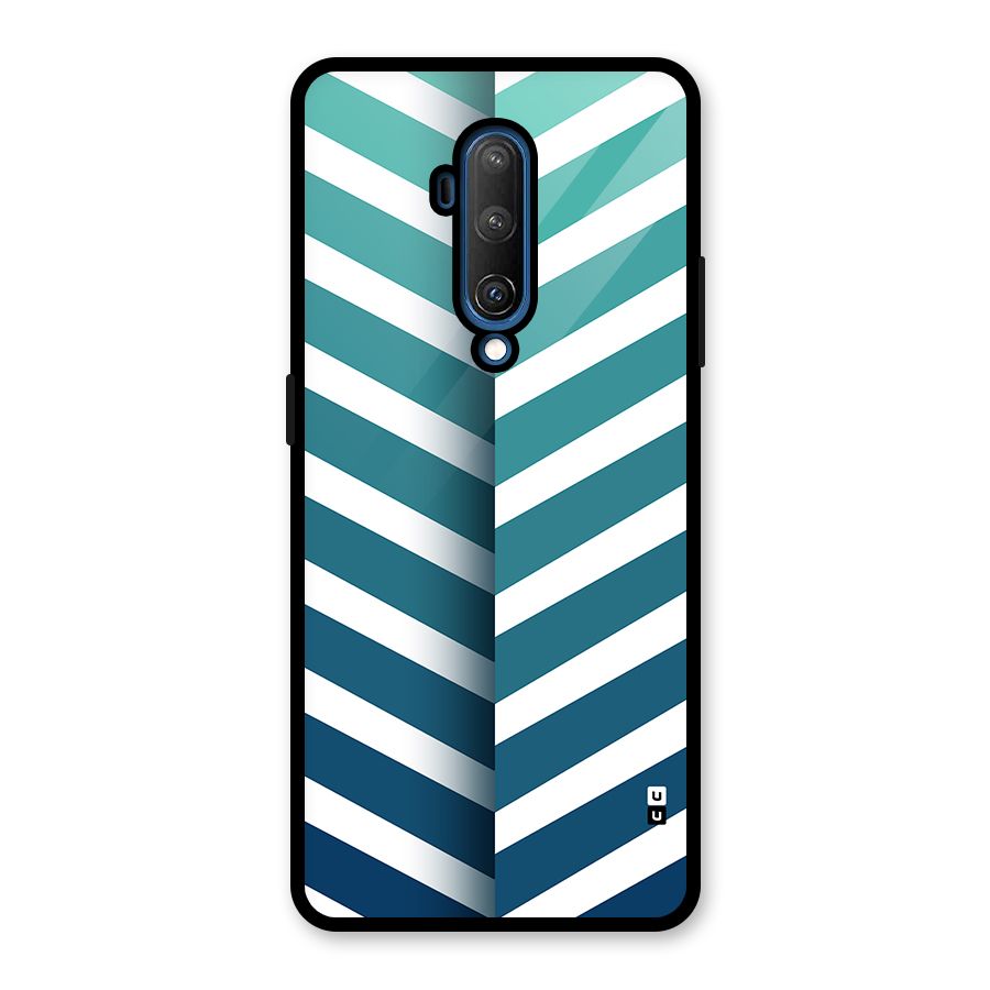 Awesome Angular Stripes Glass Back Case for OnePlus 7T Pro