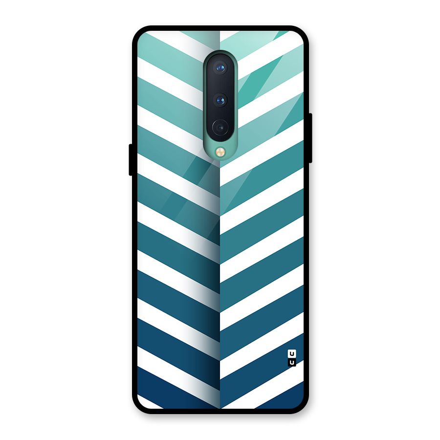 Awesome Angular Stripes Glass Back Case for OnePlus 8