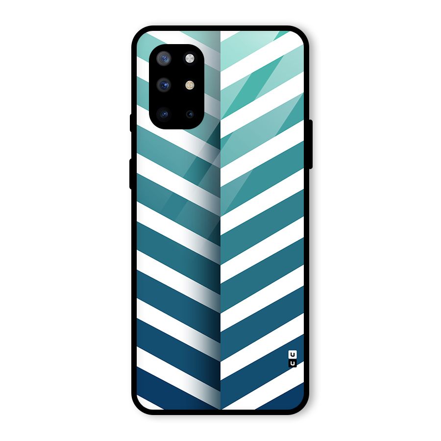 Awesome Angular Stripes Glass Back Case for OnePlus 8T