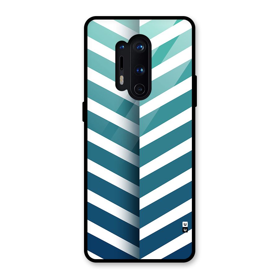 Awesome Angular Stripes Glass Back Case for OnePlus 8 Pro