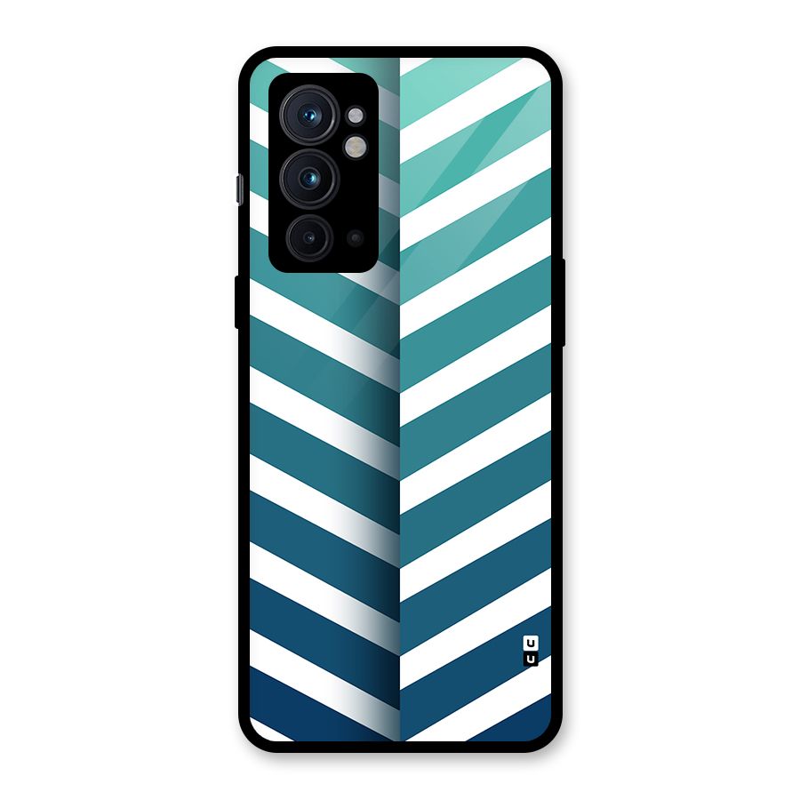 Awesome Angular Stripes Glass Back Case for OnePlus 9RT 5G