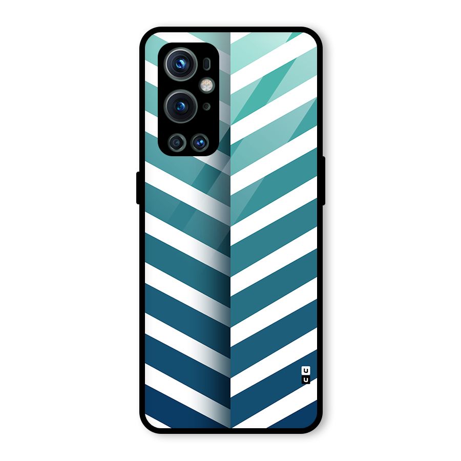 Awesome Angular Stripes Glass Back Case for OnePlus 9 Pro