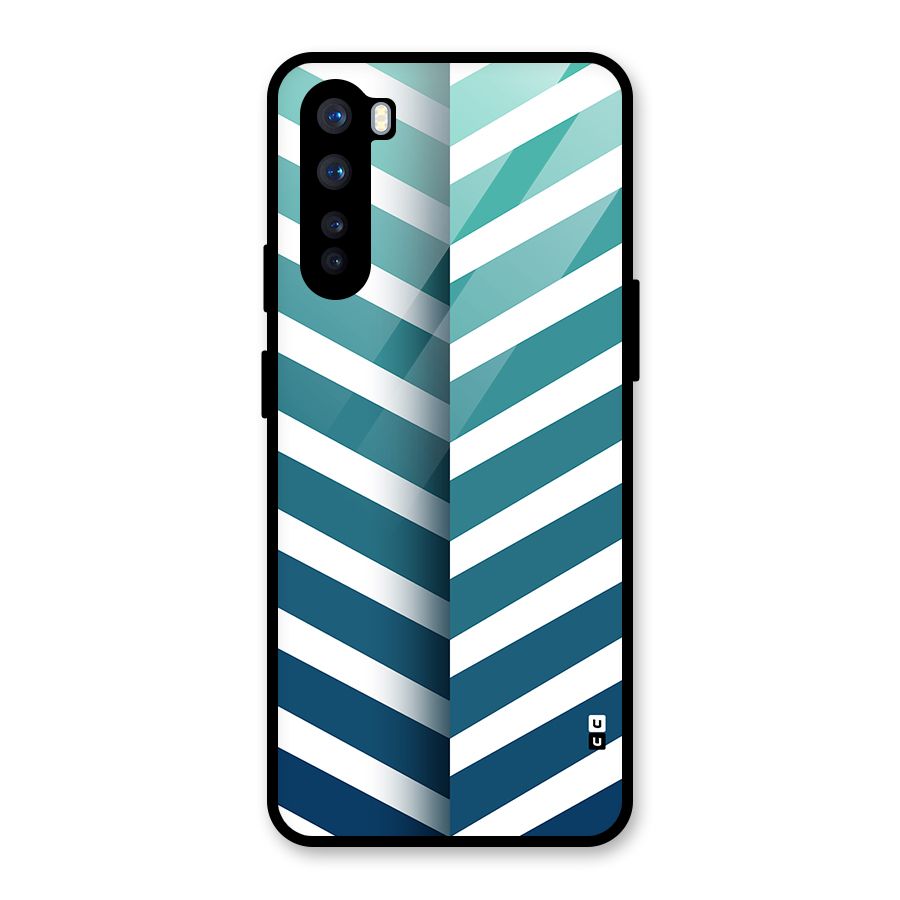 Awesome Angular Stripes Glass Back Case for OnePlus Nord