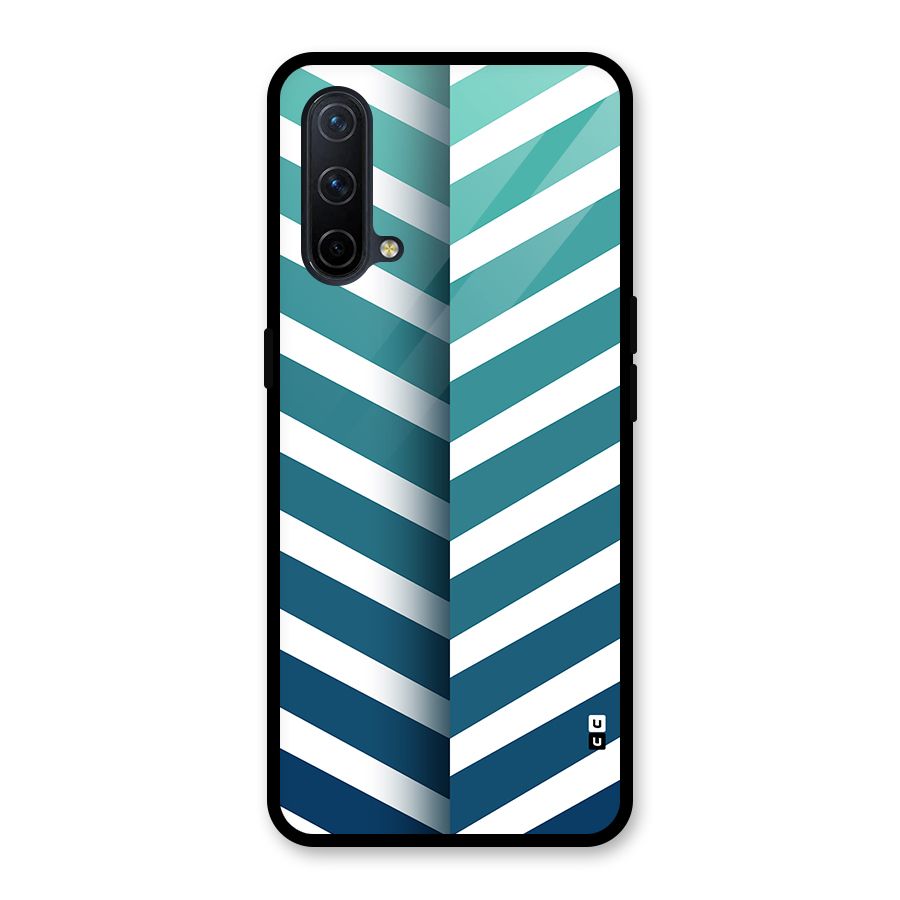 Awesome Angular Stripes Glass Back Case for OnePlus Nord CE 5G
