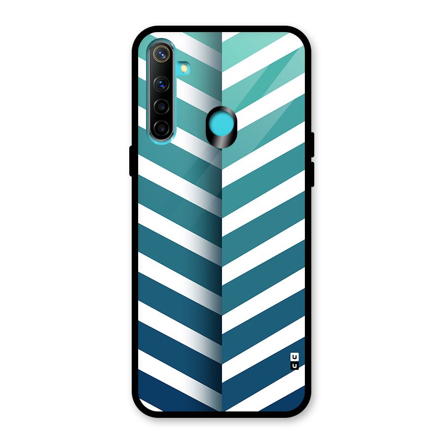 Awesome Angular Stripes Glass Back Case for Realme 5