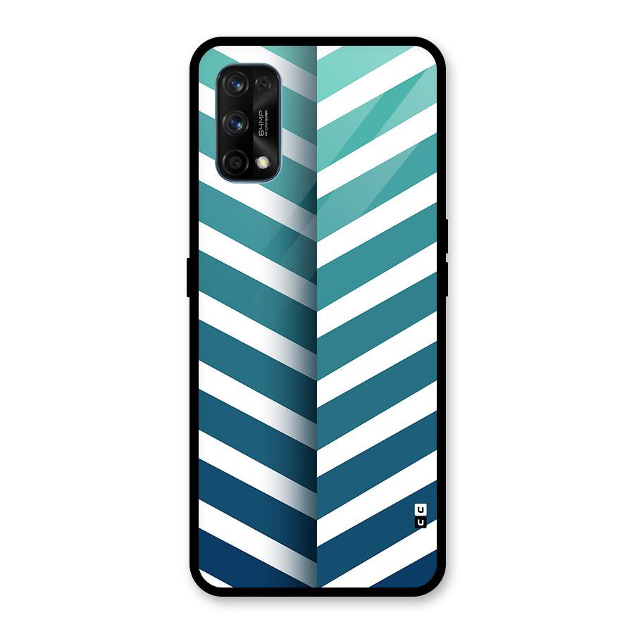 Awesome Angular Stripes Glass Back Case for Realme 7 Pro
