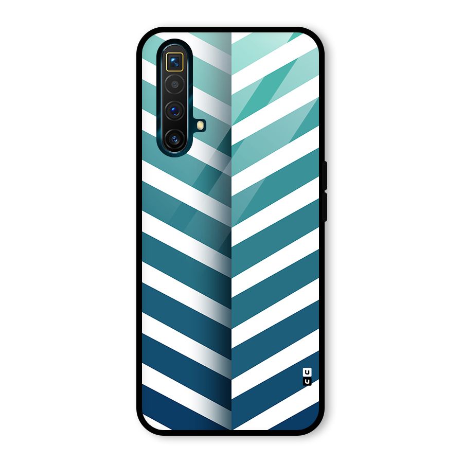 Awesome Angular Stripes Glass Back Case for Realme X3 SuperZoom
